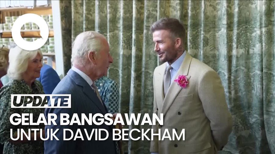 Video: Kabar David Beckham Bakal Dapat Gelar Bangsawan dari Kerajaan Inggris