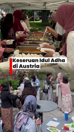 Video Cerita Diaspora Idul Adha di Austria: Kumpul Makan Opor Ramai-ramai