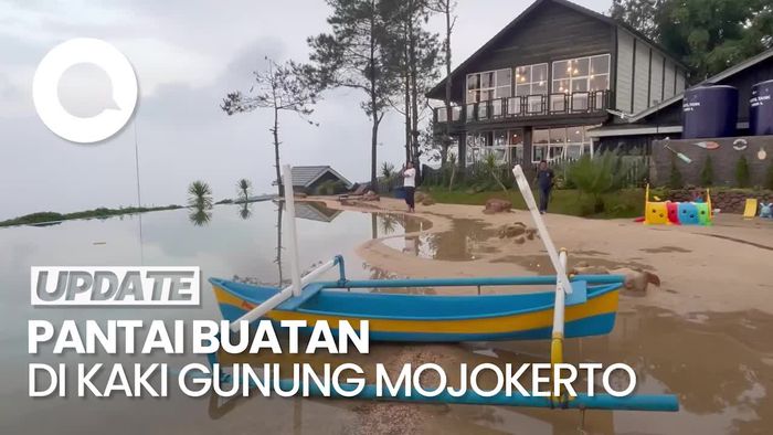 Video: Nikmati Sensasi Pantai Buatan di Ketinggian 1.300 Mdpl Mojokerto