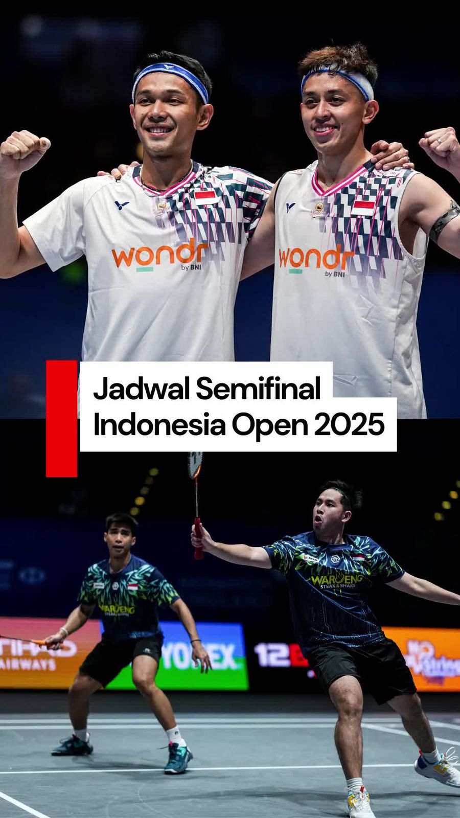 Video: Jadwal Semifinal Indonesia Open 2025, RI Kirim 2 Wakil
