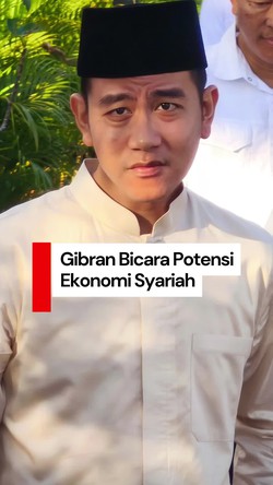 Video Gibran: Indonesia Bisa Jadi Kekuatan Ekonomi Dunia Lewat Industri Halal