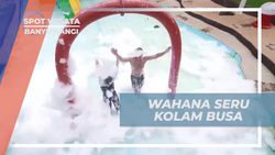 Bermain Busa Seru di Kolam Renang Water Park Umbul Bening