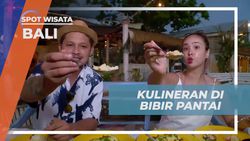 Menikmati Kuliner dan Sunset Romantis di Bibir Pantai Bali