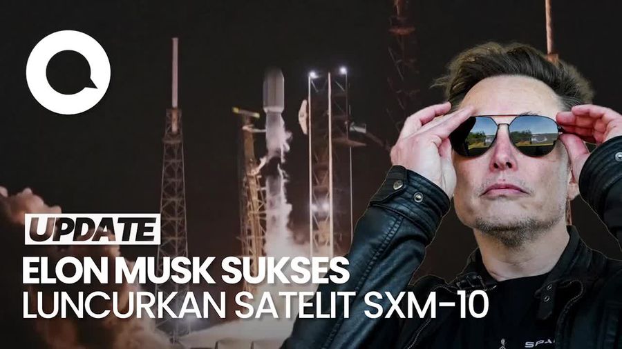 Video: Falcon 9 Luncurkan Satelit SXM-10 di Tengah Kisruh Elon Musk-Trump