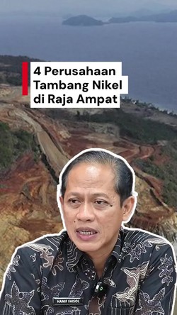 Video: Rencana Menteri LH Tinjau Aktivitas Tambang Nikel di Raja Ampat