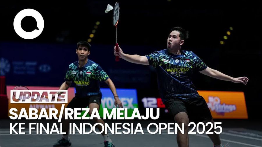 Video: Detik-Detik Sabar/Reza Kalahkan Malaysia & Maju ke Final Indonesia Open 2025