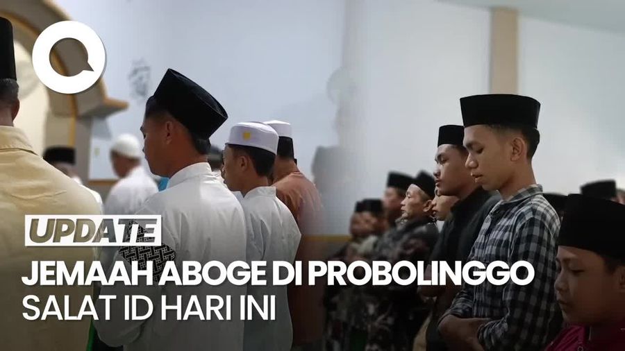 Video Jemaah Aboge di Probolinggo Salat Idul Adha Pagi Ini