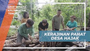 Mengagumi Kerajinan Seni Pahat Unik di Desa Hajak