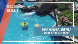 Mencoba Sensasi Seru Water Slide di Hotel Bali
