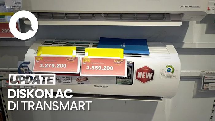 Video: AC Split 1 PK di Transmart Full Day Sale Diskon hingga Rp 1 Juta