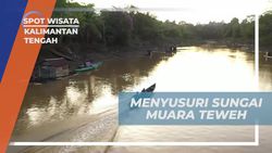Menyusuri Sungai Muara Teweh dan Menjelajahi Desa Hajak