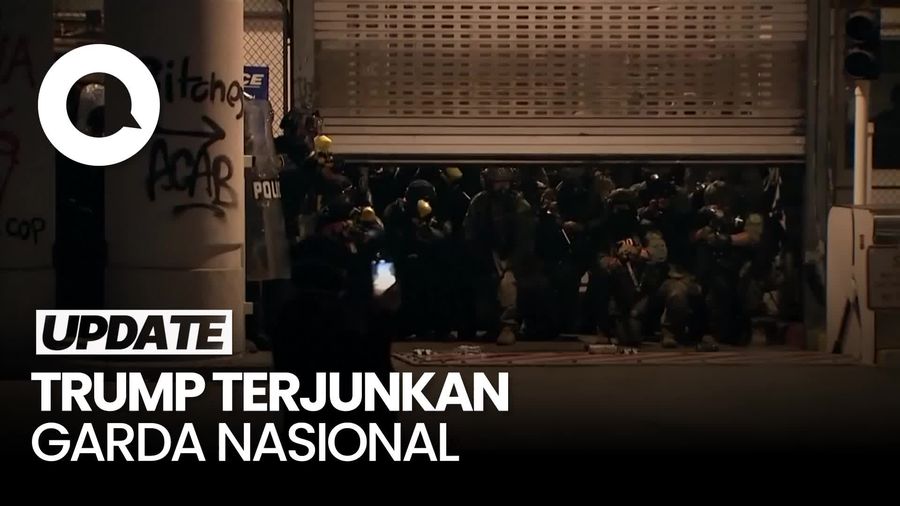 Video: Trump Kerahkan Pasukan Garda Nasional untuk Atasi Ricuh di LA