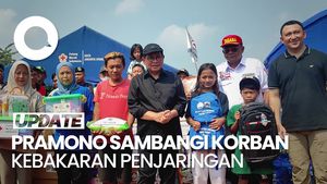 Video Pramono Cek Korban Kebakaran Penjaringan, Warga Minta Kipas Angin