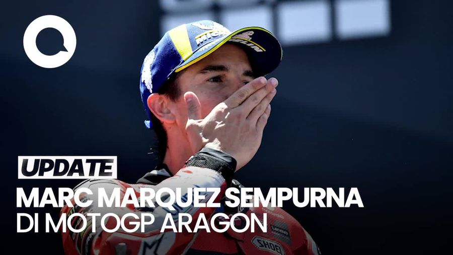Video Marc Marquez Sempurna dan Duel Sengit Morbidelli Vs Aldeguer