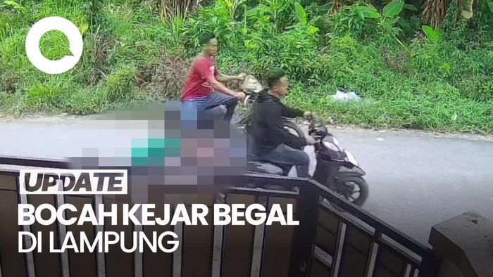 Video Detik-detik Bocah di Lampung Kena Begal hingga Terseret 15 Meter 