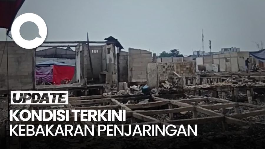 Video Suasana Terkini Kebakaran Penjaringan: Warga Tinggal di Tenda Sederhana