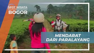 Mendarat dengan Teknik Paralayang dan Melanjutkan Permainan di Bogor