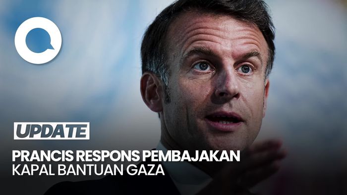 Video Israel Bajak Kapal Bantuan Gaza, Macron: Memalukan!