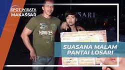Menikmati Suasana Malam dan Tantangan Mengamen di Pantai Losari Makassar