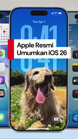 Video: Apple Resmi Umumkan iOS 26 di WWDC 2025