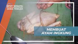 Membuat Ayam Ingkung untuk Perayaan Grebeg Besar di Demak