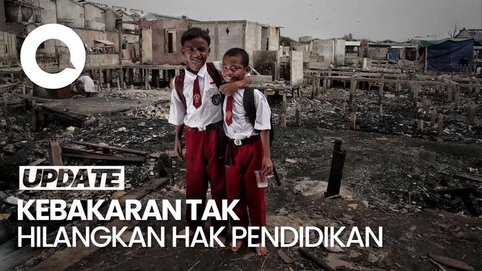 Video: Walkot Jakut Jamin Anak Korban Kebakaran Tetap Dapat Hak Pendidikan