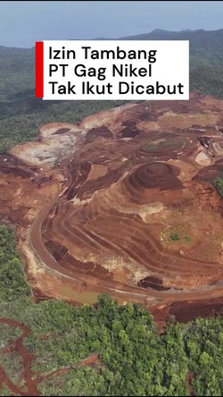 Video Bahlil soal Izin Tambang PT Gag Nikel Tak Dicabut: Sesuai Amdal
