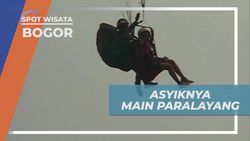 Menerbangkan Paralayang dengan Pemandangan Indah di Bogor