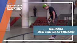 Beraksi dengan Trik Skateboard di Bandung