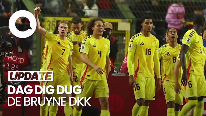 Video Belgia Vs Wales: De Bruyne Cs Dibikin Ketar-ketir si Naga