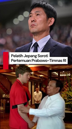 Video: Pelatih Jepang Soroti Pertemuan Prabowo & Timnas Indonesia di Kertanegara
