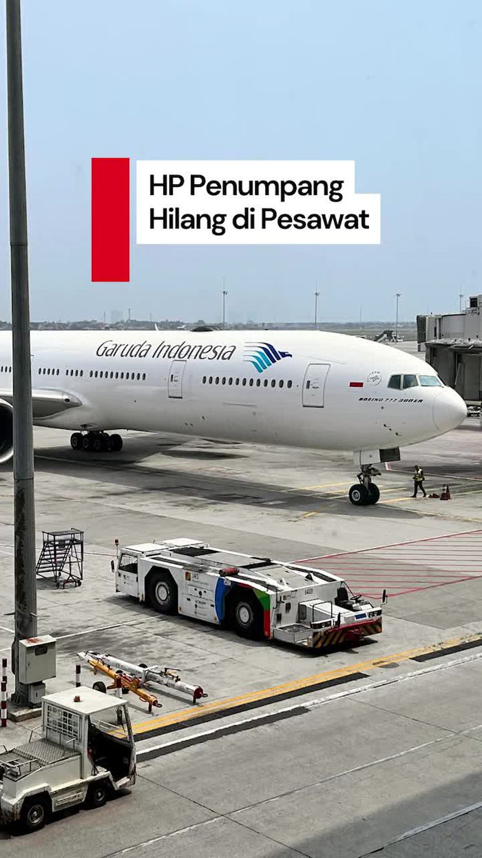 Video: Viral HP Penumpang Hilang di Pesawat, Garuda Kasih Penjelasan