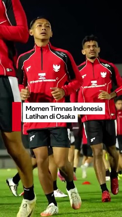 Video: Mengintip Latihan Timnas Indonesia Jelang Laga Vs Jepang