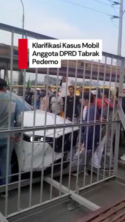 Video: Heboh Mobil Anggota DPRD CIlegon Tabrak Pedemo, Pengacara Klarifikasi