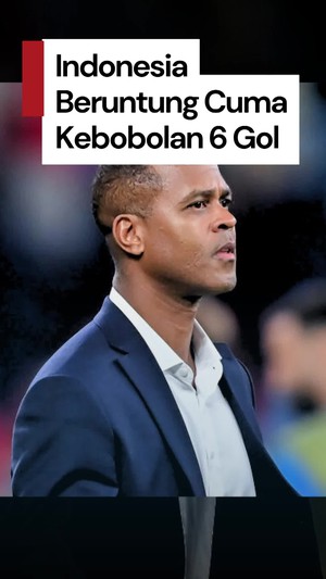 Video Kluivert Sebut Indonesia Beruntung Cuma Kebobolan 6 Gol dari Jepang