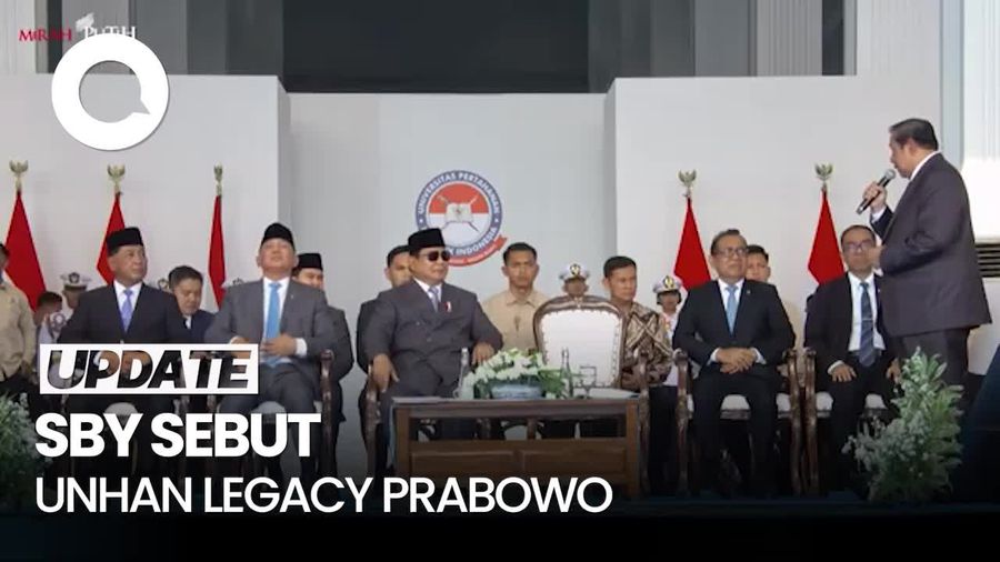 Video SBY Bangga Prabowo Kembangkan Unhan: Legacy Beliau