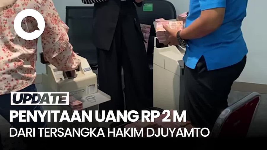 Video: Uang Rp 2 M yang Disita Kejagung dari Tersangka Hakim Djuyamto
