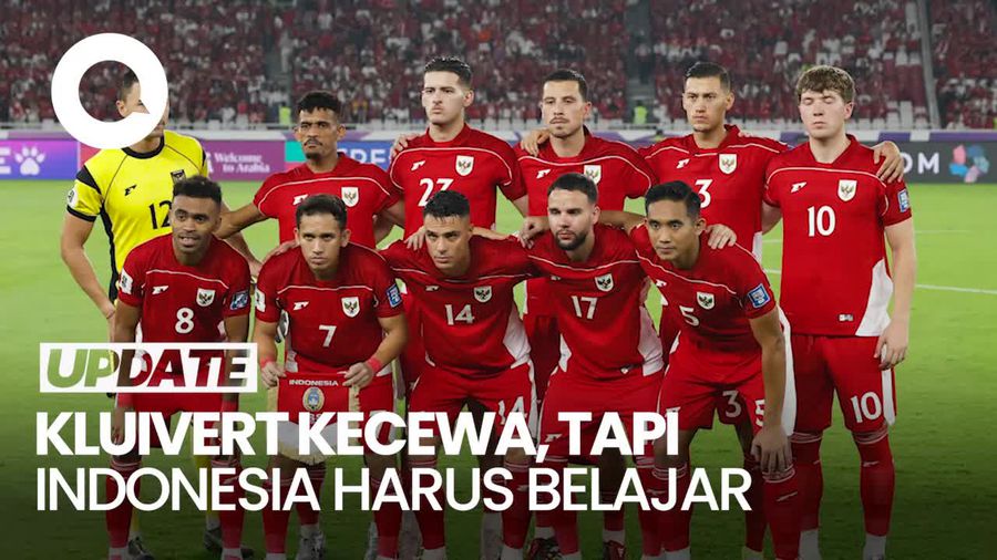 Video Indonesia Digilas Jepang, Kluivert: Pembelajaran yang Sangat Penting