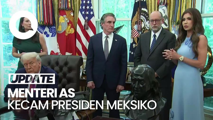 Video: Anak Buah Trump Kecam Presiden Meksiko Soal Protes di LA