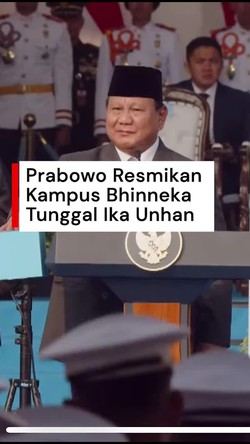 Video Prabowo-SBY Hadiri Peresmian Kampus Bhinneka Tunggal Ika Unhan