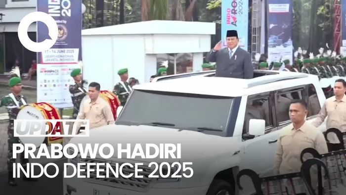 Video: Gaya Presiden Prabowo Hadiri Indo Defence 2025 di JIExpo Kemayoran