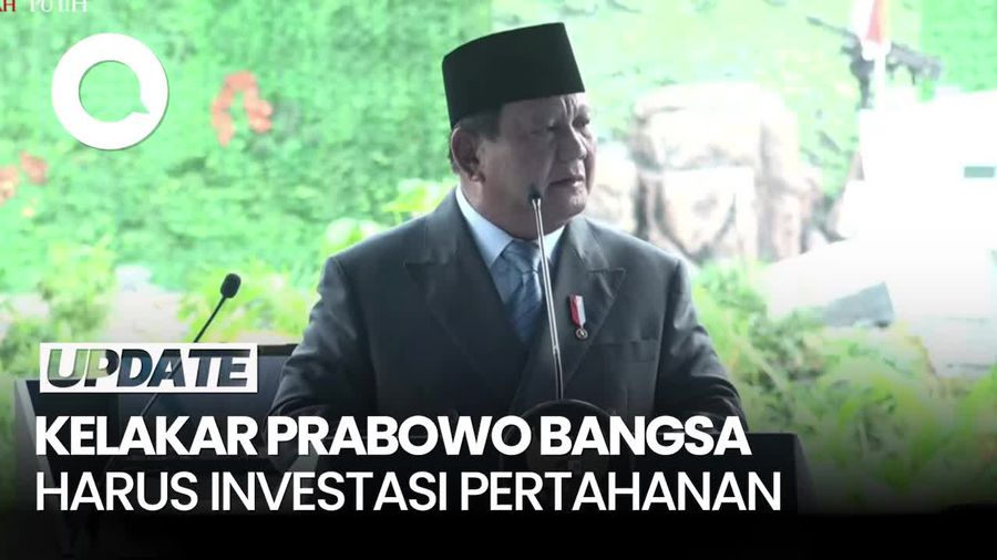 Video Prabowo: Bangsa yang Tak Investasi Pertahanan Biasanya Jadi Bangsa Budak