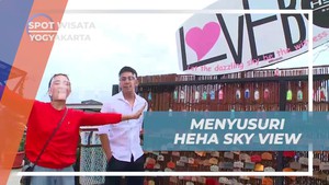 Menyusuri dan Berfoto di Heha Sky View, Yogyakarta