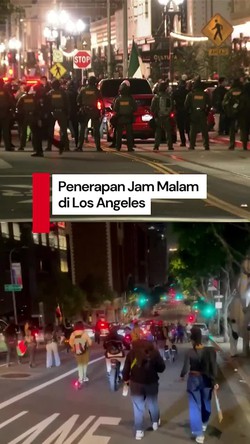Video: Los Angeles Terapkan Jam Malam untuk Kurangi Penjarahan-Vandalisme
