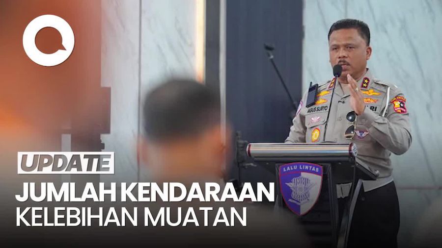Video: Korlantas Catat Ada 32 Ribu Kendaraan Kelebihan Muatan