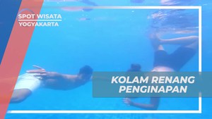 Berenang Pagi di Kolam Renang Penginapan Jambuluwuk, Yogyakarta