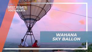 Mengabadikan Momen Foto di Wahana Sky Balloon, Yogyakarta