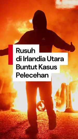 Video: Sisa-sisa Kerusuhan di Irlandia Utara, Rumah-Mobil Dibakar