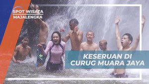 Menikmati Keseruan Bermain Air di Curug Muara Jaya, Majalengka