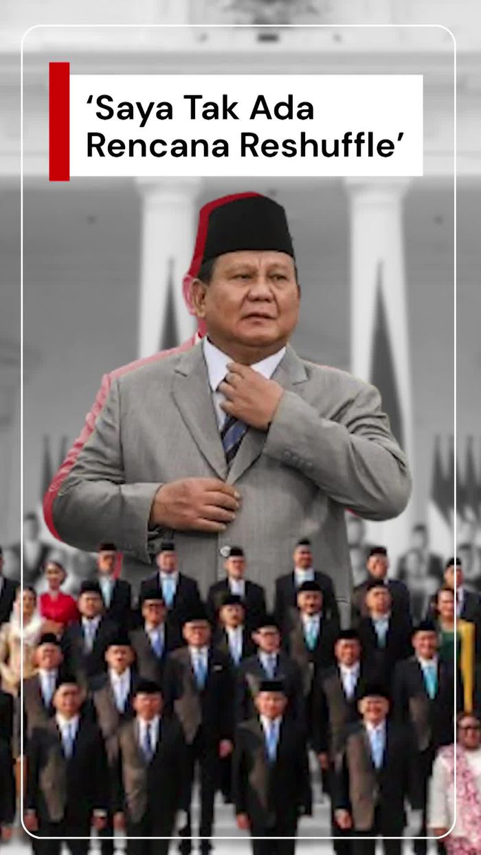 Video: Prabowo Tak Ada Niatan Reshuffle, Sebut Menterinya Bekerja Baik